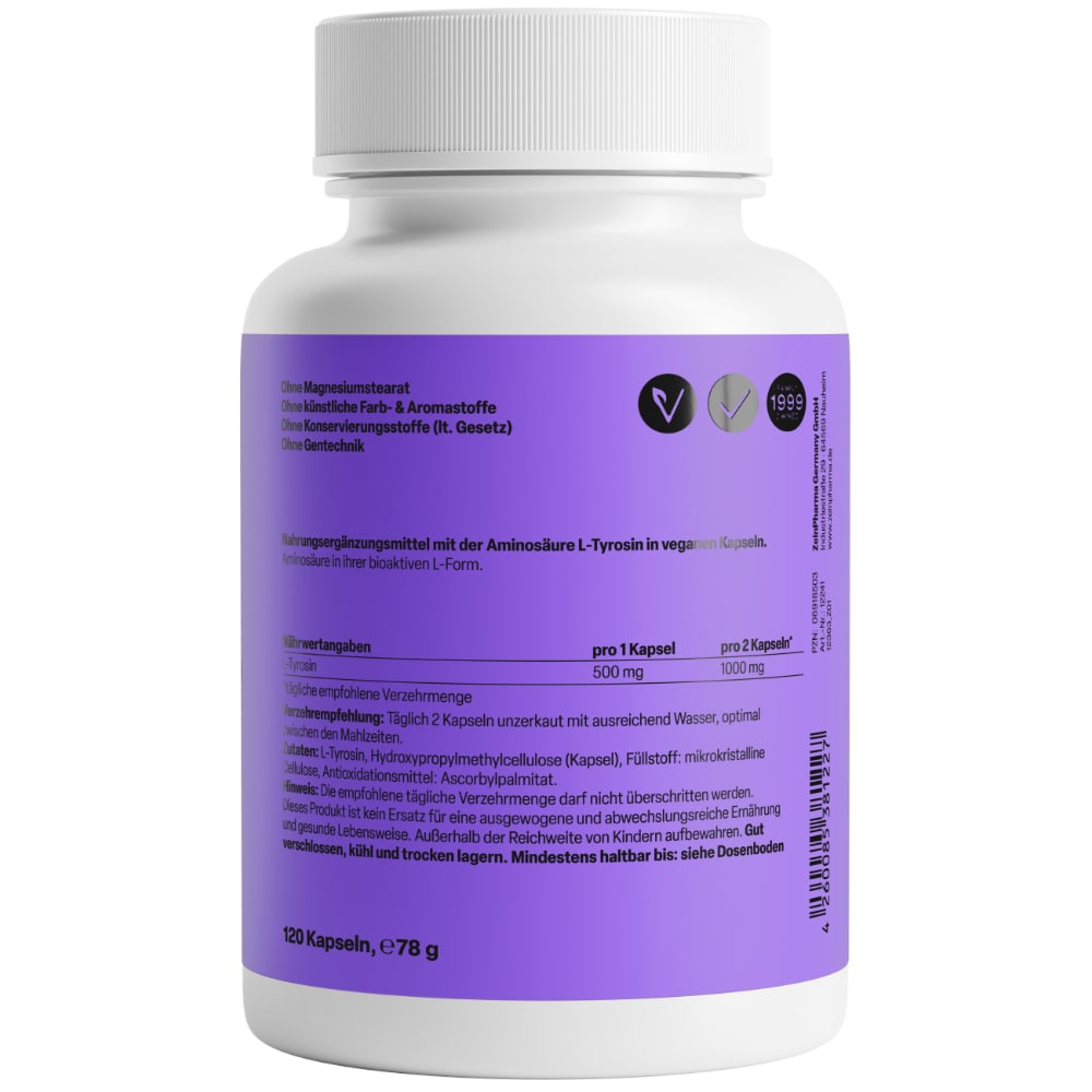 Zein Pharma L-TYROSINE Caps 120 St Kapseln