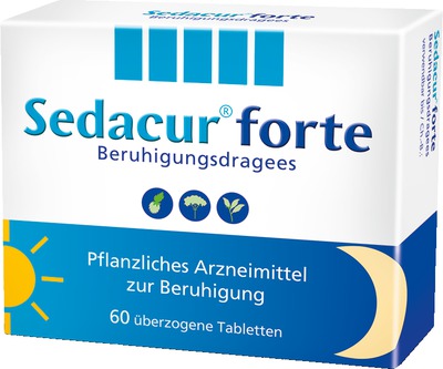 Sedacur forte bei Einschlafstörungen & Unruhezuständen 60 St Überzogene Tabletten
