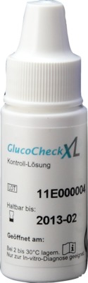 GLUCO CHECK XL Kontrolllösung mittel 4 ml Flüssigkeit