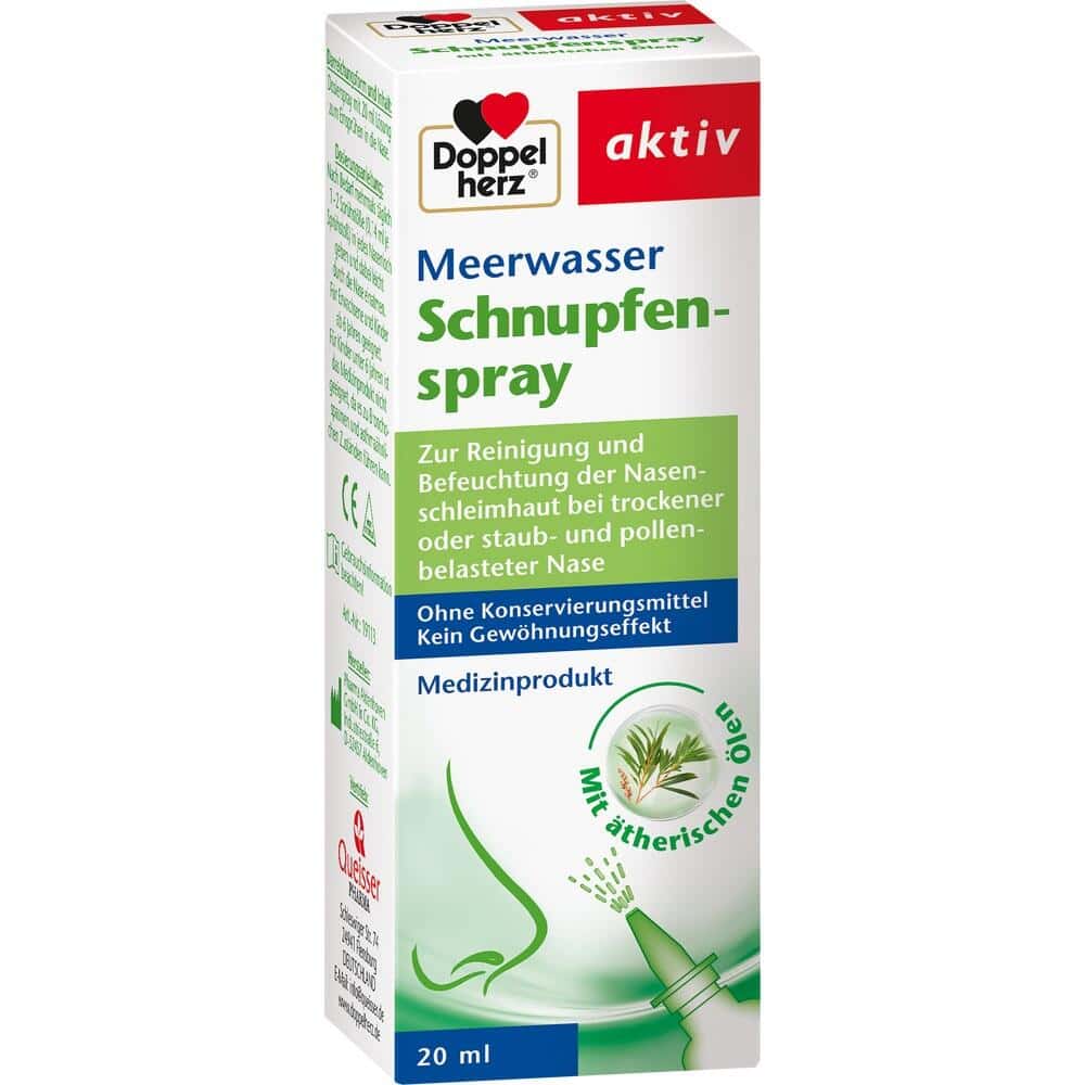 Doppelherz aktiv Meerwasser Schnupfenspray 20 ml Spray
