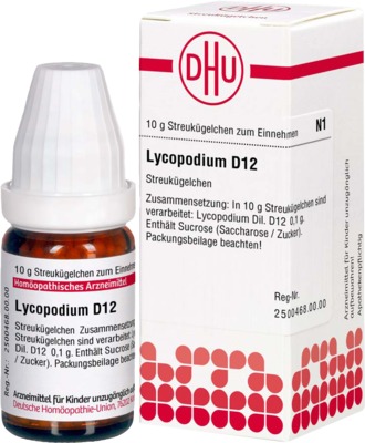 LYCOPODIUM D 12 Globuli 10 g Globuli