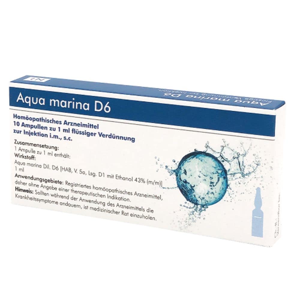AQUA MARINA D 6 Ampullen 10X1 ml Ampullen