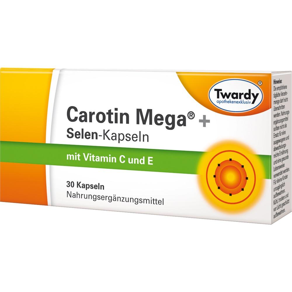 Twardy Carotin Mega + Selen-Kapseln  30 St Kapseln