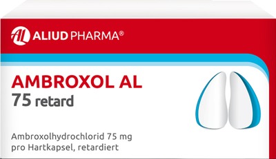 Ambroxol AL 75 retard zur Erleichterung des Abhustens bei erkältungsbedingter Bronchitis (Schleimlöser)