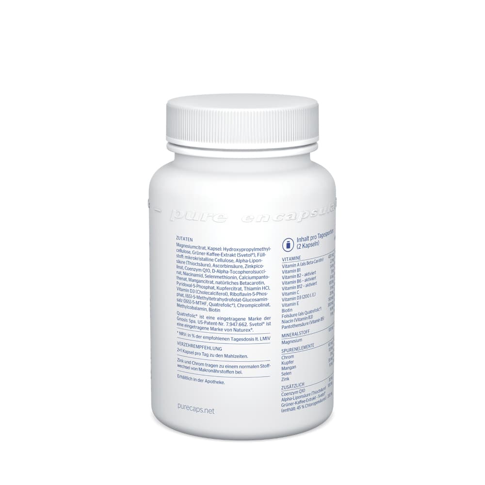 pure encapsulations Gluco aktiv   60 St Kapseln