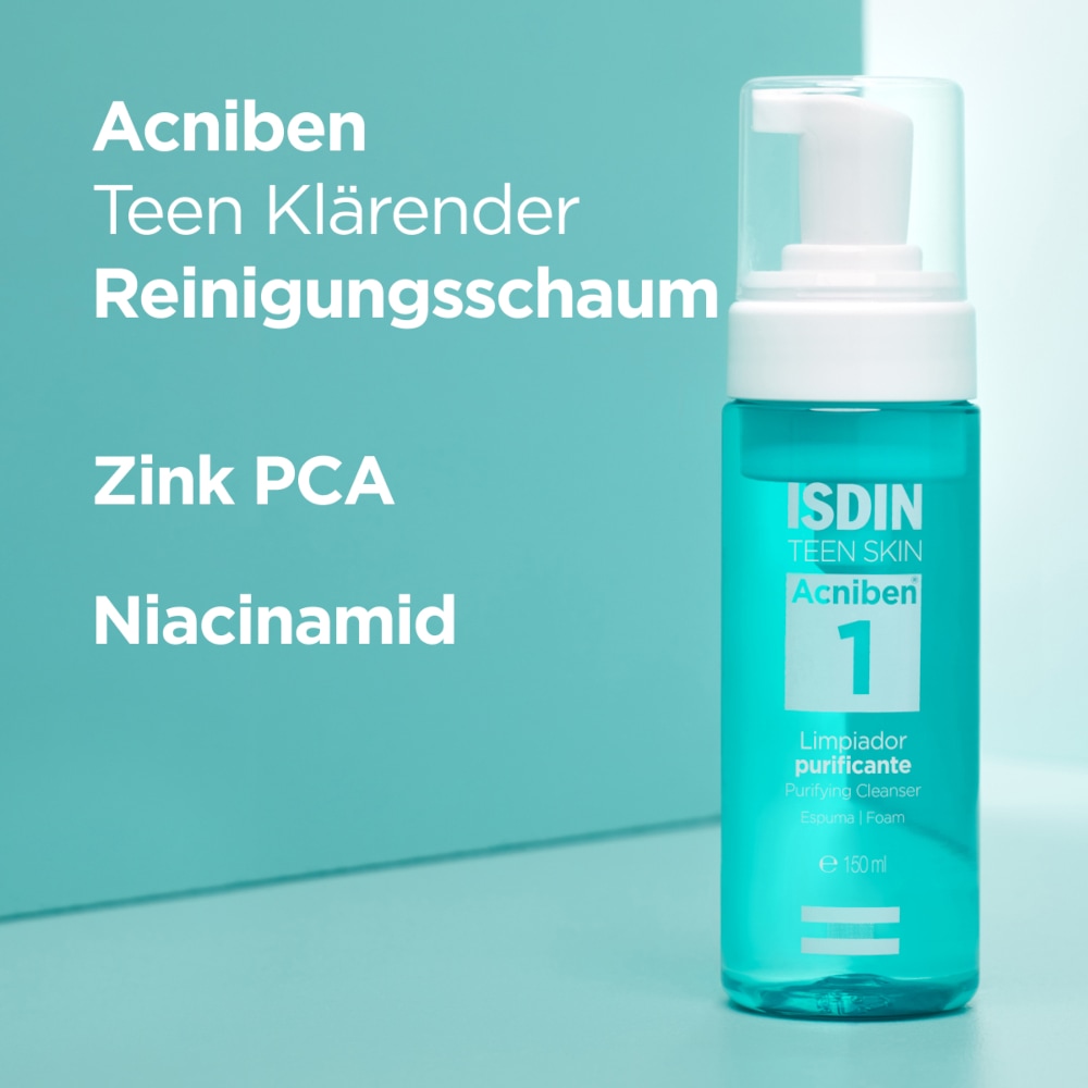 ISDIN Acniben Teen Klärender Reinigungsschaum 150 ml Schaum