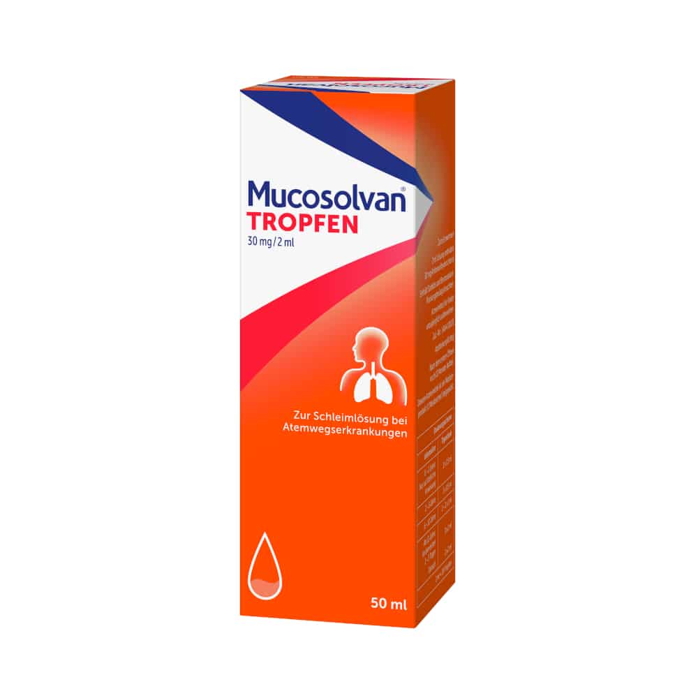 MUCOSOLVAN Hustenlöser Tropfen Schleimlöser Husten 50 ml Tropfen zum Einnehmen