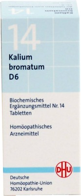 DHU Schüssler-Salz Nr. 14 Kalium bromatum D 6 Tabletten 80 St Tabletten