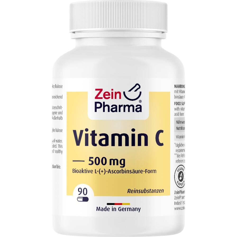 Zein Pharma VITAMIN C 500 mg 90 St Kapseln