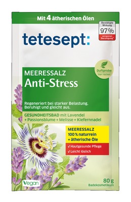 TETESEPT Meeressalz Anti-Stress 80 g Salz