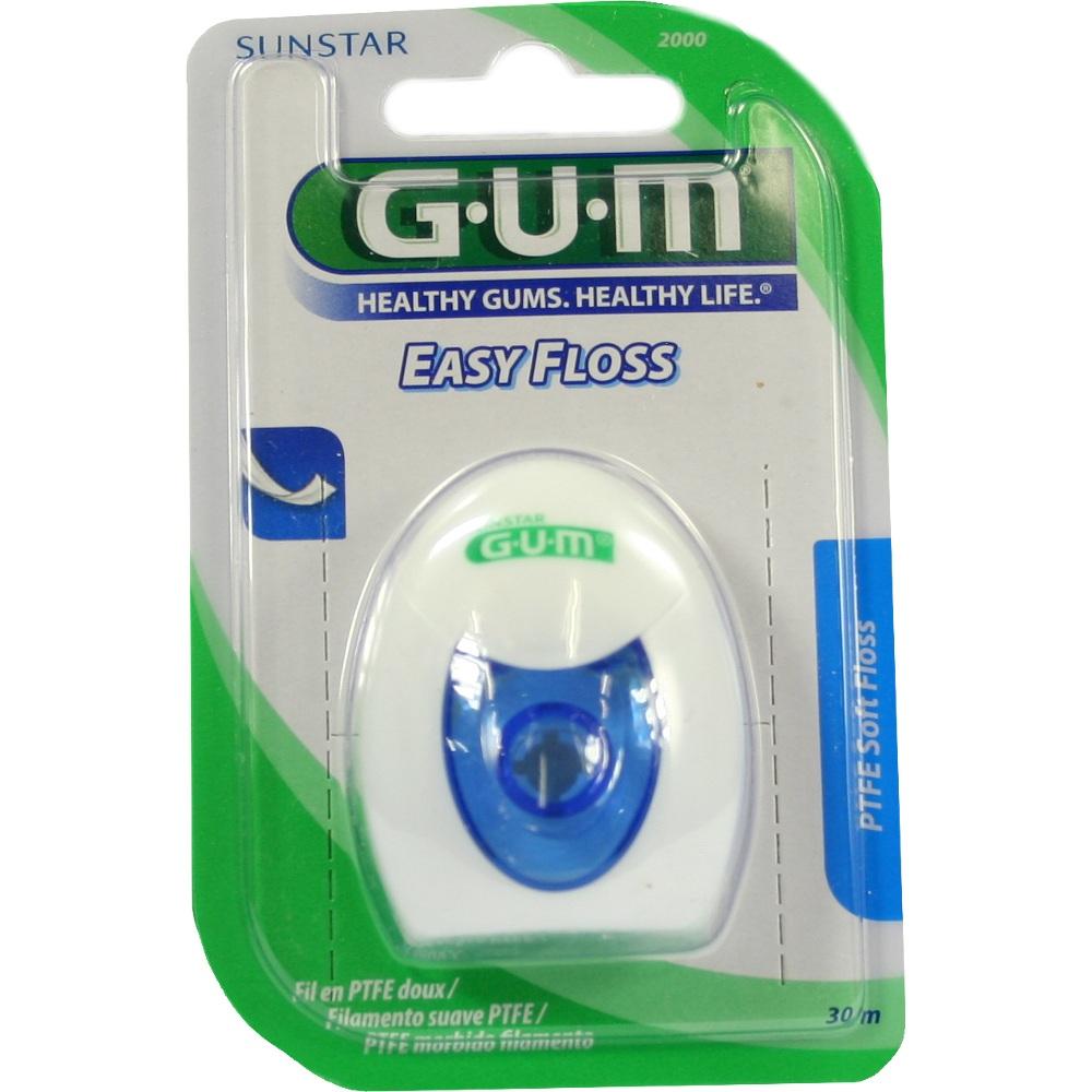 GUM EEZ Thru Floss Teflon Zahnseide 50 m 1 St