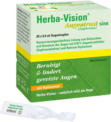 HERBA-VISION Augentrost sine Augentropfen 20X0.4 ml Augentropfen