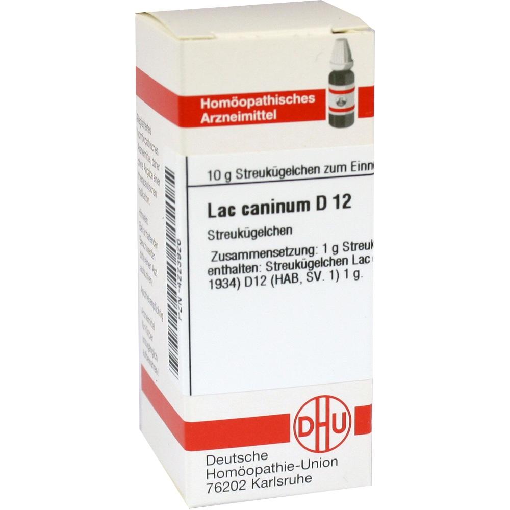 LAC CANINUM D 12 Globuli 10 g Globuli