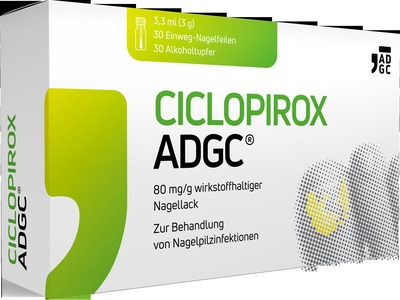 CICLOPIROX ADGC 80 mg/g Nagellack 3.3 ml Wirkstoffhaltiger Nagellack