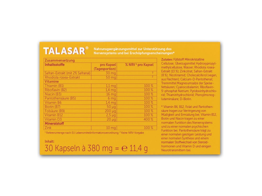 Talasar Kapseln  30 St Kapseln