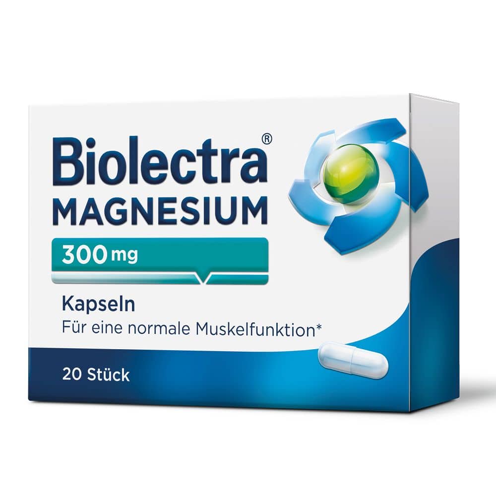 Biolectra MAGNESIUM 300mg 20 St Kapseln