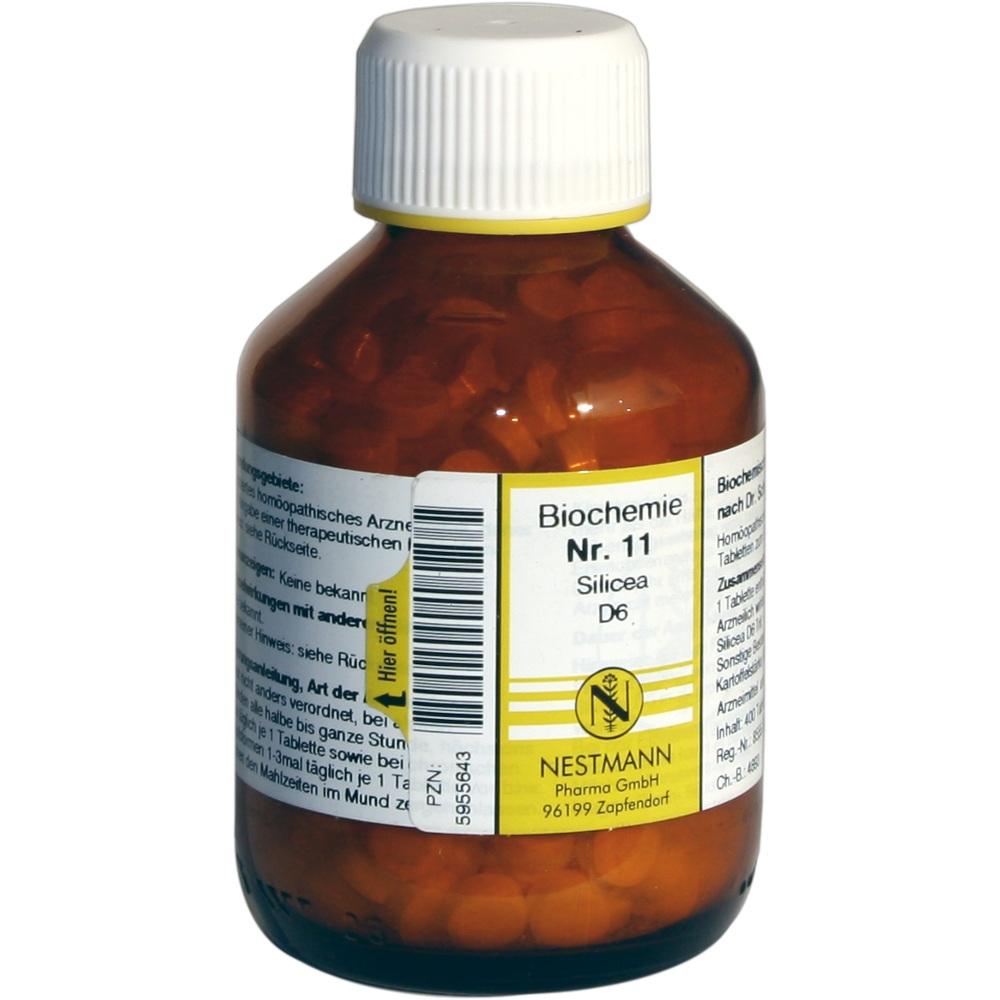 BIOCHEMIE 11 Silicea D 6 Tabletten 400 St Tabletten
