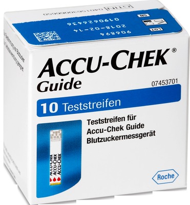 ACCU-CHEK Guide Teststreifen 1X10 St Teststreifen