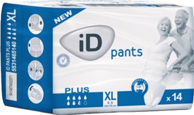iD pants Cotton feel PLUS XL 14 St Beutel