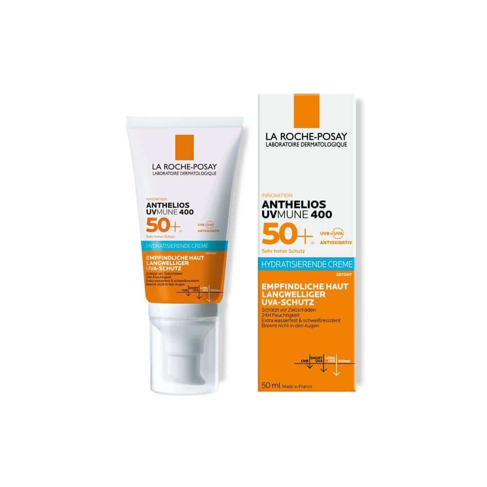 LA ROCHE-POSAY Anthelios Hydratisierende Getönte BB-Creme UVMune 400 LSF 50+ 50 ml Creme