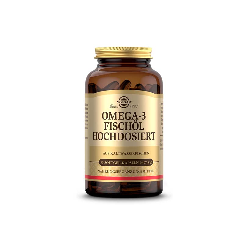 SOLGAR OMEGA-3 FISCHÖL HOCHDOSIERT  50 St Kapseln