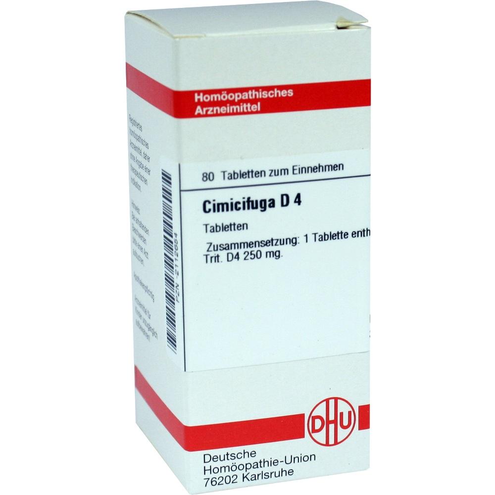 CIMICIFUGA D 4 Tabletten 80 St Tabletten