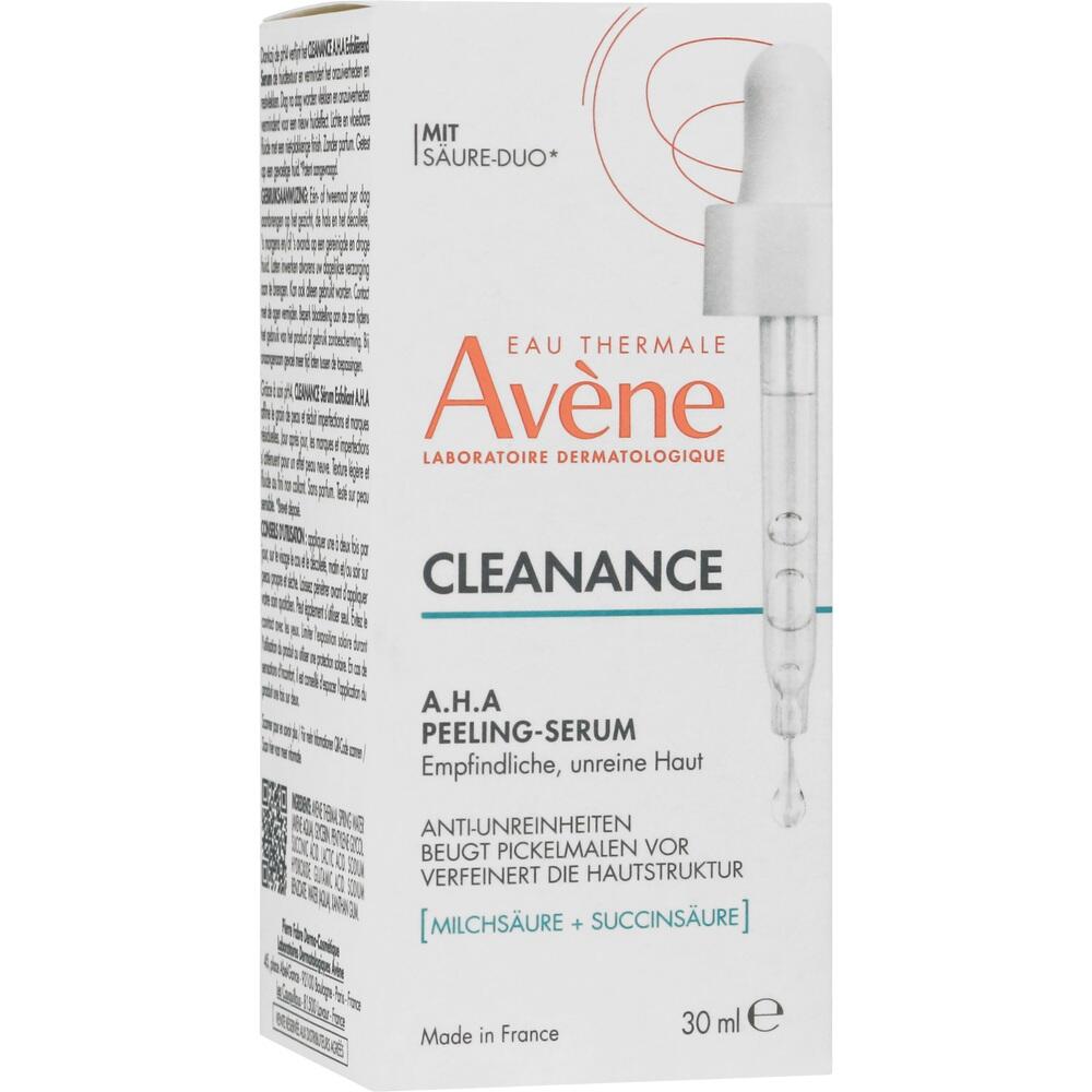 Avène Cleanance A.H.A. Peeling-Serum + Avène Cleanance Reinigungsgel 30 ml Konzentrat