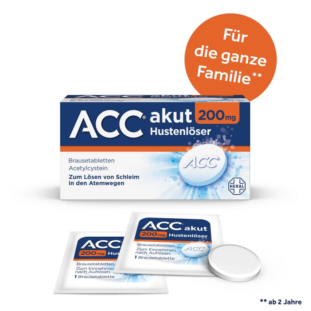 ACC akut 200mg Hustenlöser 20 St Brausetabletten