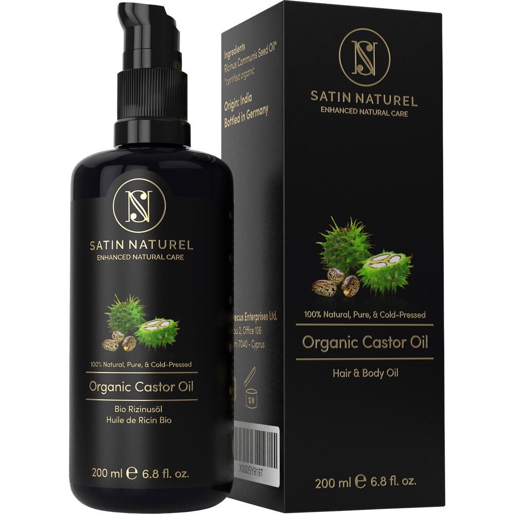 SATIN NATUREL Bio Rizinusöl 200 ml Öl