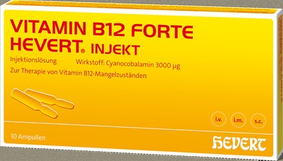 VITAMIN B12 FORTE HEVERT INJEKT 10X2 ml Injektionslösung