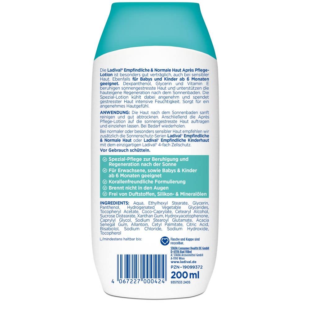 Ladival Empfindliche & Normale Haut Apres Pflege-Lotion 200 ml Lotion