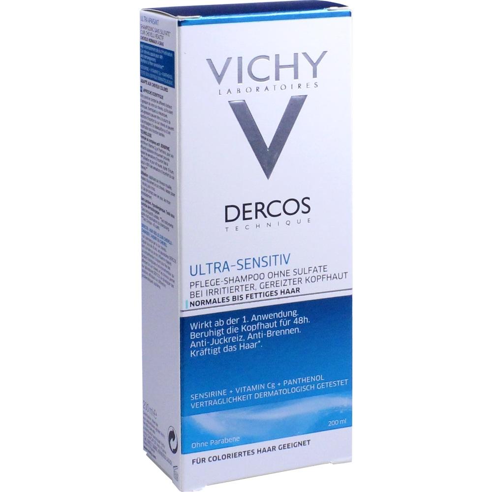 VICHY DERCOS Ultra-Sensitiv Shampoo fettige Haut  200 ml Shampoo