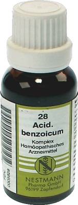 ACIDUM BENZOICUM KOMPLEX Nr.28 Dilution 20 ml Dilution