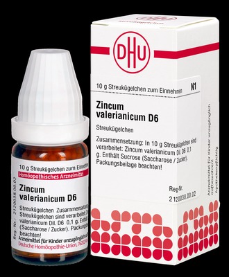 ZINCUM VALERIANICUM D 6 Globuli 10 g Globuli