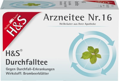 H&S Arzneitee Durchfalltee 20X1.5 g Filterbeutel