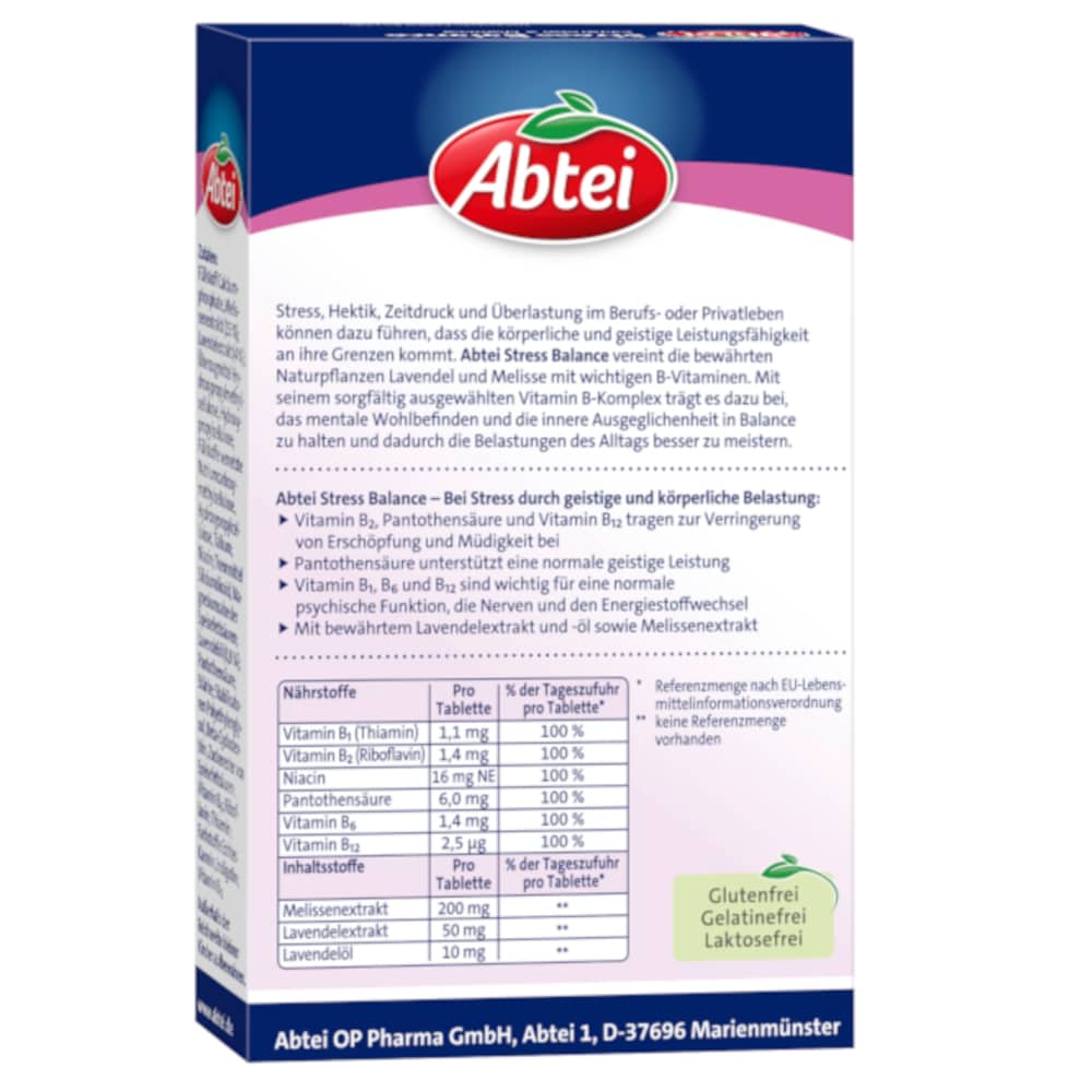 Abtei Stress Balance 30 St Tabletten