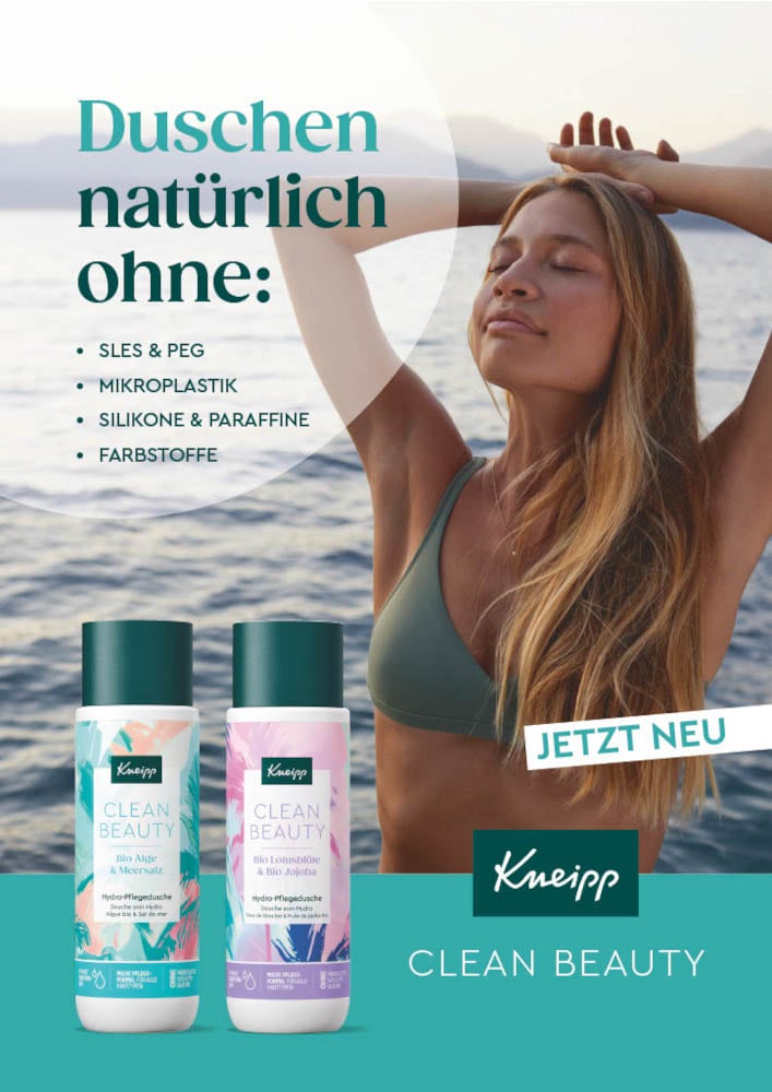Kneipp CLEAN BEAUTY Bio Alge & Meersalz 200 ml Duschgel