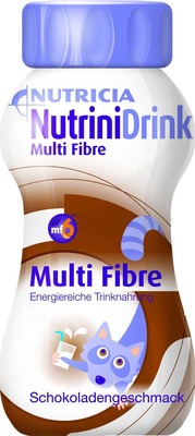 NutriniDrink Multi Fibre Schokolade 200 ml Flüssigkeit