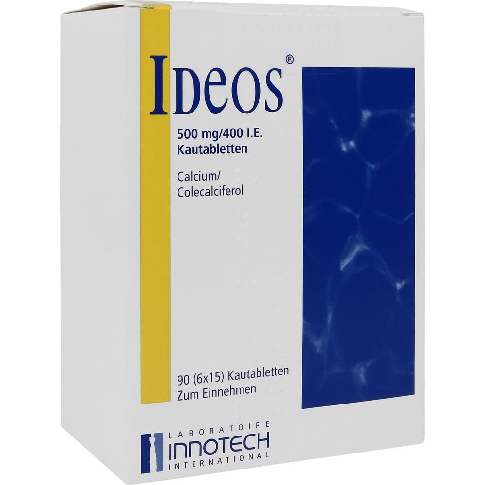 Ideos 500 Mg/400 I.E.  90 St Kautabletten