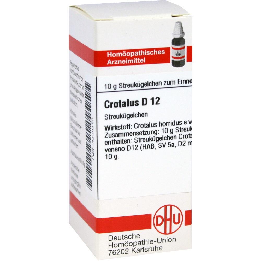 CROTALUS D 12 Globuli 10 g Globuli