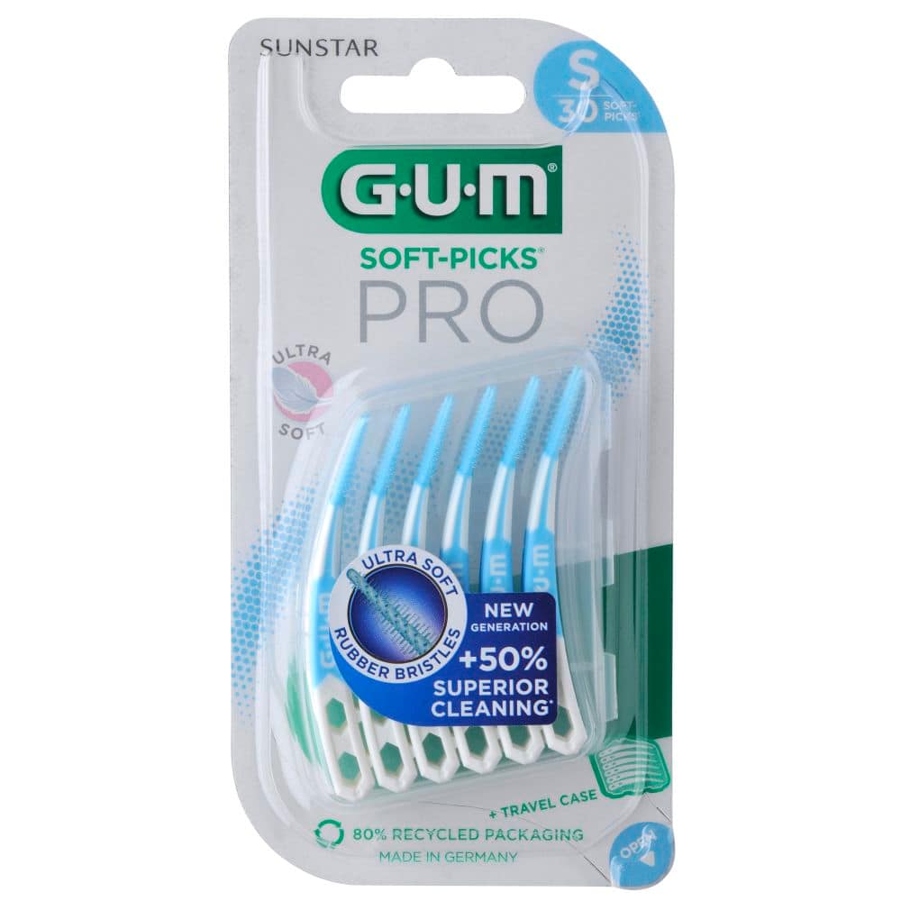 GUM SOFT-PICKS PRO Interdentalbüsten Small 30 St Zahnbürste