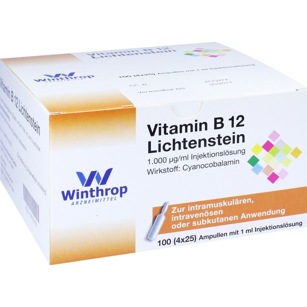 Vitamin B12 Lichtenstein 100X1 ml Ampullen