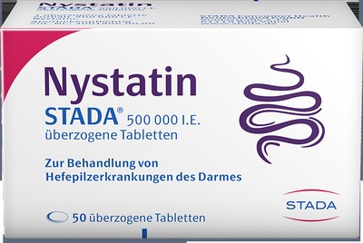 Nystatin STADA 500000 I.E. 50 St Überzogene Tabletten