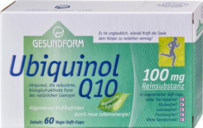 Gesundform Ubiquinol Q10 100 Mg Vega-soft-caps 60 St Kapseln