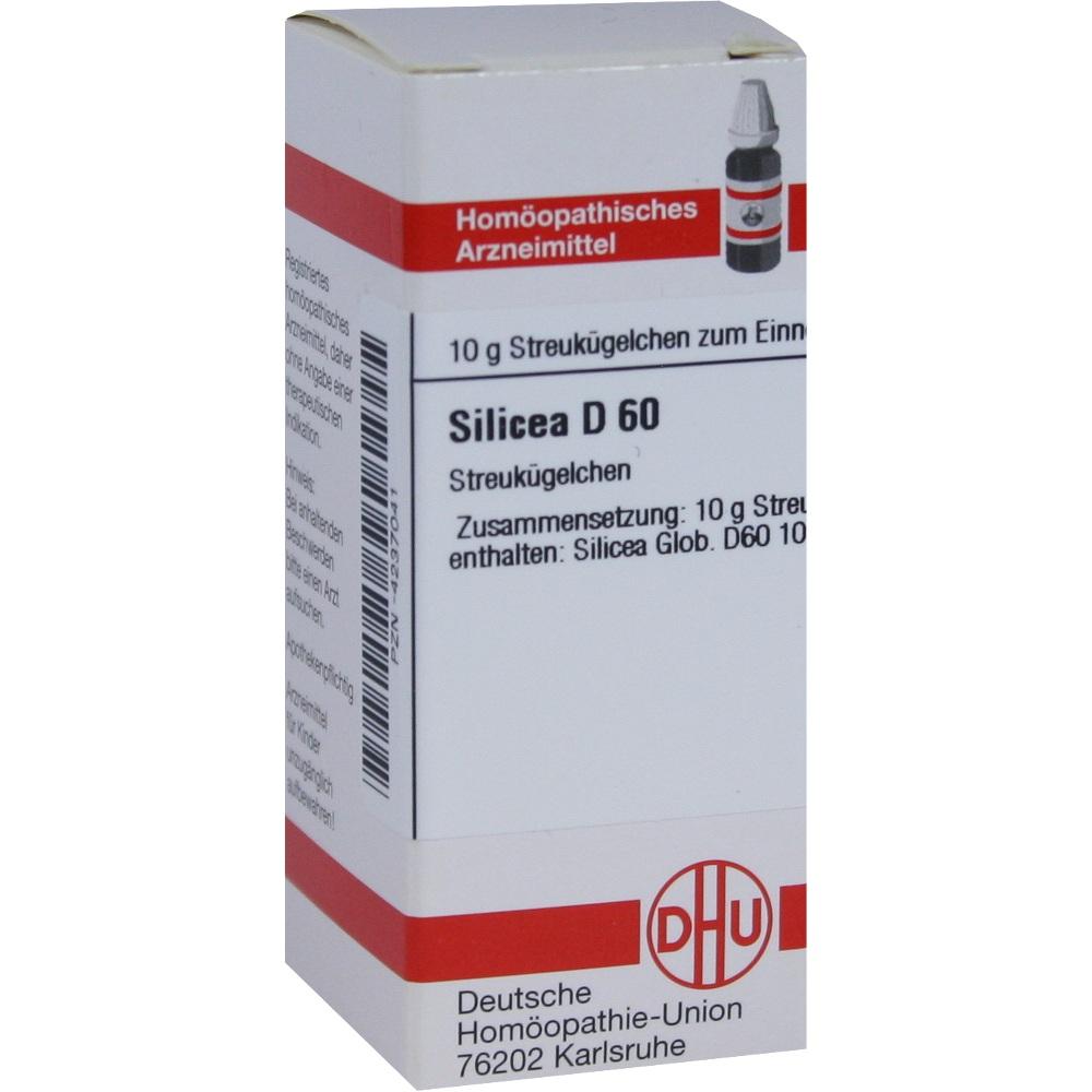 SILICEA D 60 Globuli 10 g Globuli