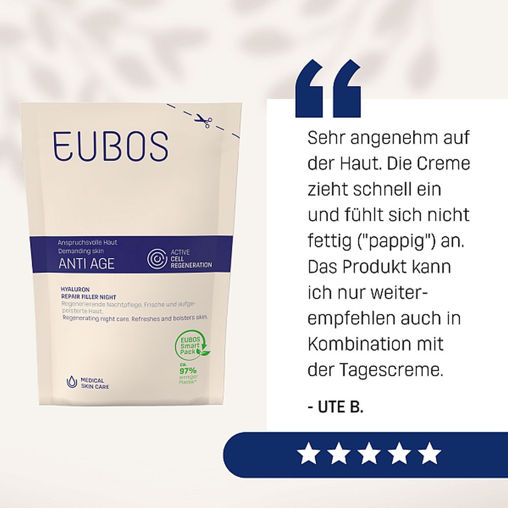 EUBOS ANTI AGE HYALURON REPAIR FILLER NIGHT 50 ml Creme