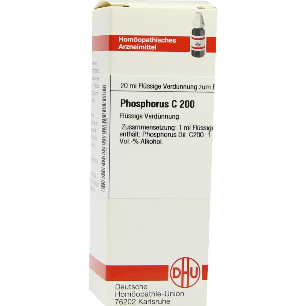 PHOSPHORUS C 200 Dilution 20 ml Dilution