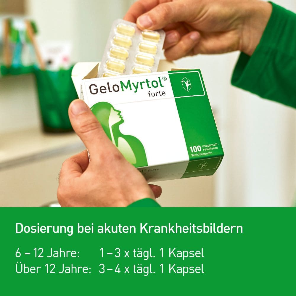 GeloMyrtol forte  100 St Magensaftresistente Weichkapseln