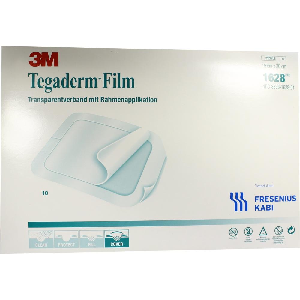 TEGADERM Film 15x20 cm 1628 10 St Pflaster