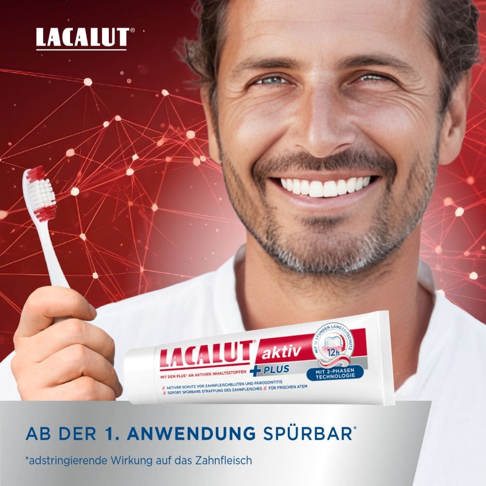 Lacalut aktiv Plus 75 ml Zahncreme